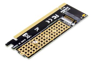 Digitus DS-33171 1 poort M.2-controller PCIe x16 Geschikt voor: M.2 SATA SSD, M.2 PCIe NVMe SSD