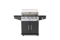 Boretti DAVINCI NERO buitenbarbecue & grill Barbecue Verrijdbaar Gas Zwart - thumbnail