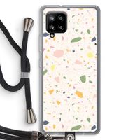 Terrazzo N°21: Samsung Galaxy A42 5G Transparant Hoesje met koord