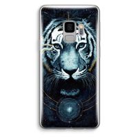 Darkness Tiger: Samsung Galaxy S9 Transparant Hoesje