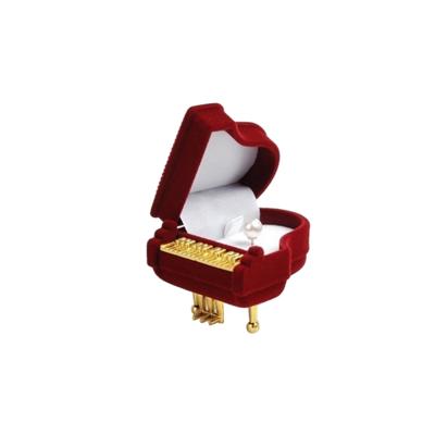 Piano vorm ring vak Earring verpakking hanger sieraden doos opslag geval gift Case