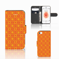 Apple iPhone 5 | 5s | SE | Telefoon Hoesje | Batik Oranje