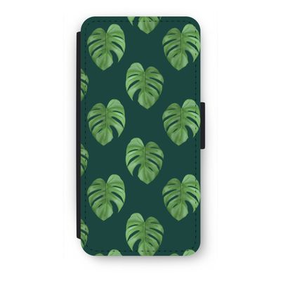 Monstera leaves: iPhone SE 2020 Flip Hoesje