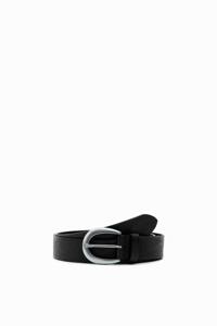 Riem met onregelmatige gesp - BLACK - 90