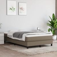 Bedframe zonder matras 120x200 cm stof taupe