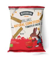 Biobim Cornsticks tomaat/kaas bio (25 gr) - thumbnail