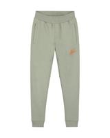 Malelions Sweat broek signature gestreept - Zeegras / Oranje