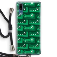 Crocs: Huawei P20 Transparant Hoesje met koord