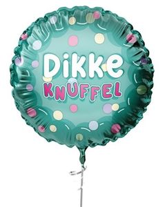 Folieballon  'Dikke knuffel' (45cm)