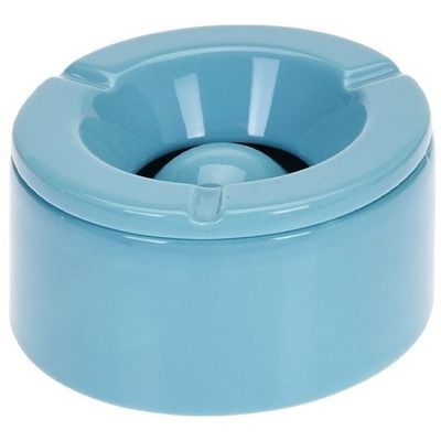 Blauwe storm/terras asbak 12 cm