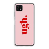 Ugh: Samsung Galaxy A22 5G Transparant Hoesje Ugh: Samsung Galaxy A22 5G Transparant Hoesje