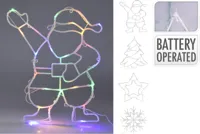 KERSTFIGUUR 24LED MULTI COLOR