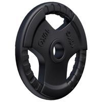 Olympische halterschijf 10 kg Gripper Gietijzer Rubber Coating - 50/51 mm