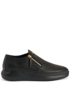 Giuseppe Zanotti Conley Zip leather loafers - Noir