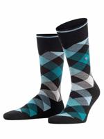 Burlington - Socks - Newcastle - zwart, Maat:40-46