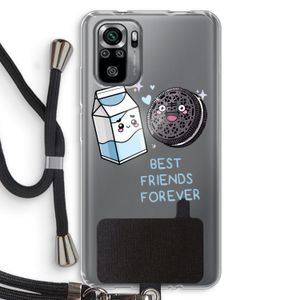 Best Friend Forever: Xiaomi Redmi Note 10S Transparant Hoesje met koord