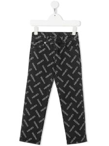 Kenzo Kids jean slim à logo imprimé - Gris