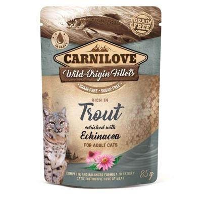 CARNILOVE CAT POUCH Nat kattenvoer Forel, Echinacea 85 g