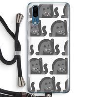 Cats: Huawei P20 Transparant Hoesje met koord