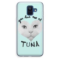 You had me at tuna: Samsung Galaxy A6 (2018) Transparant Hoesje You had me at tuna: Samsung Galaxy A6 (2018) Transparant Hoesje