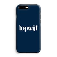 Topwijf Navy: Volledig Geprint iPhone 7 Plus Hoesje