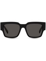 Dolce & Gabbana Eyewear lunettes de soleil à monture carrée imprimée - Noir