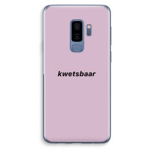kwetsbaar: Samsung Galaxy S9 Plus Transparant Hoesje