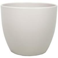 Floran Plantenpot - taupe - mat - keramiek - 32 x 27 cm - plantenpotten binnen