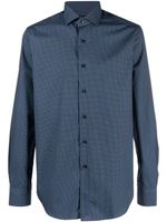Dell'oglio chemise boutonnée à manches longues - Bleu