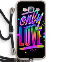 Only Love: Samsung Galaxy J3 (2016) Transparant Hoesje met koord