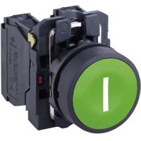Schneider Electric XB5AA3311 XB5AA3311 Druktoets 600 V 6 A Moment (l x b x h) 52 x 30 x 42 mm IP66, IP67, IP69, IP69K 1 stuk(s)