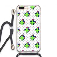8-bit N°10: iPhone 8 Plus Transparant Hoesje met koord
