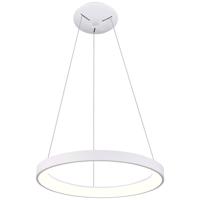 Deko Light Sculptoris 600 342193 Hanglamp LED LED vast ingebouwd Energielabel: E (A - G) 42 W Verkeerswit (RAL 9016) - thumbnail