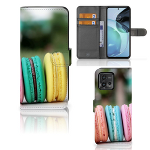 Motorola Moto G72 Book Cover Macarons