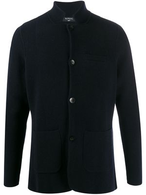 N.Peal veste en maille Milano 007 - Bleu