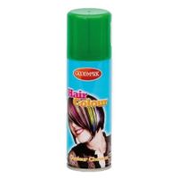 Carnaval verkleed haar verf/spray groen 125 ml   - - thumbnail