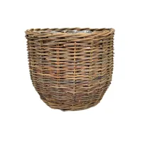 Mand apron d41h35cm bruin