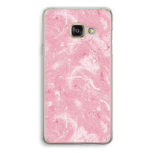 Abstract Painting Pink: Samsung A3 (2017) Transparant Hoesje