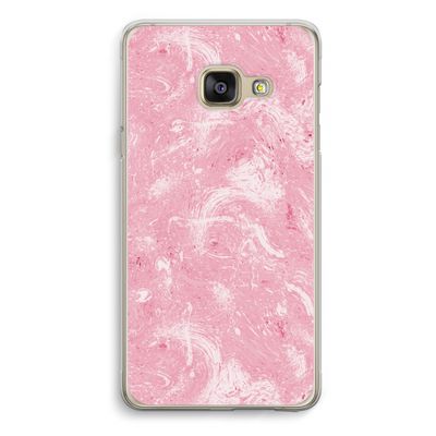 Abstract Painting Pink: Samsung A3 (2017) Transparant Hoesje