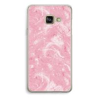 Abstract Painting Pink: Samsung A3 (2017) Transparant Hoesje