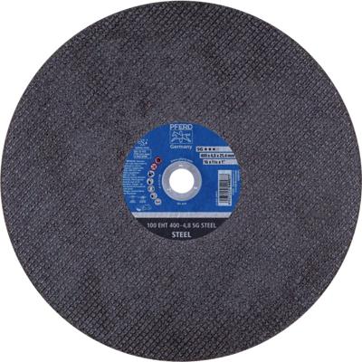 PFERD TOOLS 100 EHT 400-4,8 SG STEEL/25,4 61329825 Doorslijpschijf recht 400 mm 10 stuk(s) Gietijzer, Staal