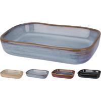 Ovenschaal stoneware reactive 12x9cm Ovenschaal stoneware reactive 12x9cm