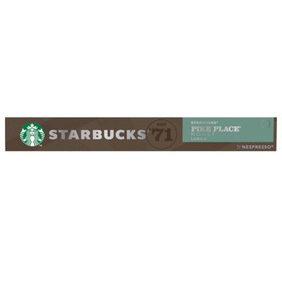 Starbucks - Pike Place Medium Roast by Nespresso - 10 Capsules