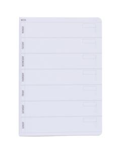 HEMA Weekplanning Navulling A5 Voor Notitieboek - 2 Stuks