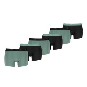 Puma Sport Boxershorts Microfiber 6-pack Dark Sage / Black-XL