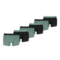 Puma Sport Boxershorts Microfiber 6-pack Dark Sage / Black-XL