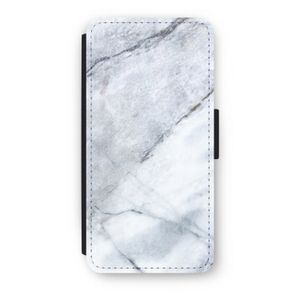 Witte marmer: iPhone SE 2020 Flip Hoesje