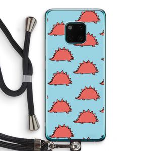 Dinosawrr: Huawei Mate 20 Pro Transparant Hoesje met koord