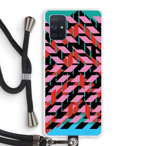 Skew Blush 2: Samsung Galaxy A71 Transparant Hoesje met koord