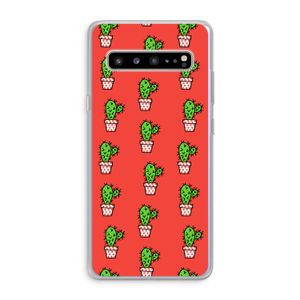 Mini cactus: Samsung Galaxy S10 5G Transparant Hoesje